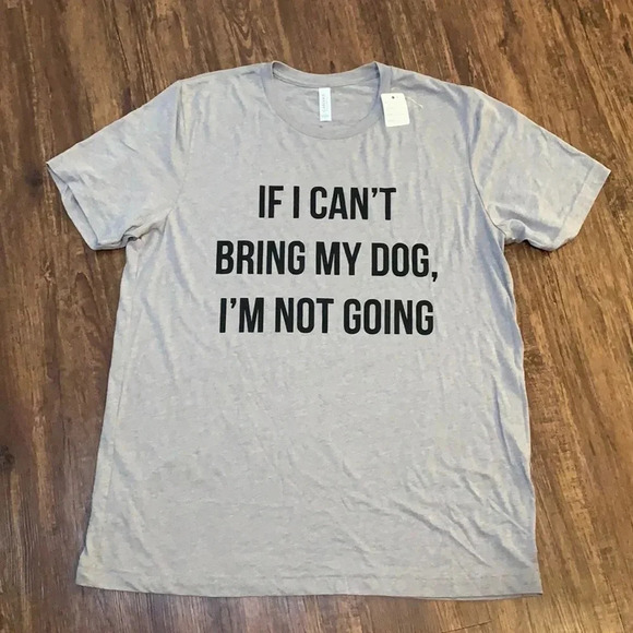 Tops - Gray Graphic T-Shirt